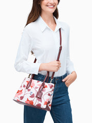 Kate Spade Wkru7011 Eva Small Top Zip Satchel Nouveanu Bloom Multi