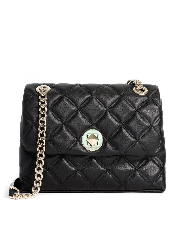 Kate Spade Wkru7074 Natalia Small Flap Shoulder Bag Black
