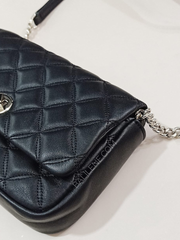 Kate Spade Natalia Flap Turnlock Crossbody Bag Black