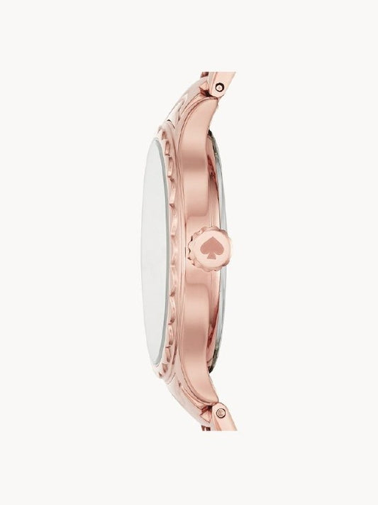 Kate Spade KSW1504 New York Rosebank Three-hand Scallop Rose Gold-tone Stainless Steel Watch
