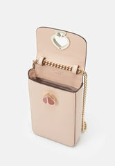 Kate Spade Pwru7496 Nicola Twisslock Ns Flap Crossbody Blush