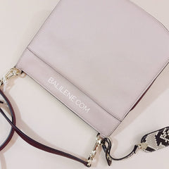 Kate Spade Pxrua345 Margaux Crossbody Large Embbos Snake Pale Vellum