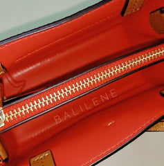 Kate Spade Wkru5718 Hayes Street Mini Satchel Crossbody Warm Gingerbread Red Bag