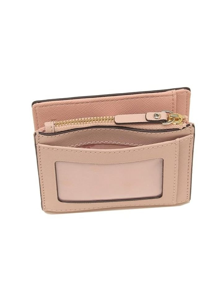 Kate Spade WLRU5487 Small Zip Bifold Wallet By The Pool Multi