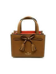 Kate Spade Wkru5718 Hayes Street Mini Satchel Crossbody Warm Gingerbread Red Bag