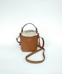 Kate Spade Wkru5773 Hayes Street Pippa Top Handle Bucket Brown