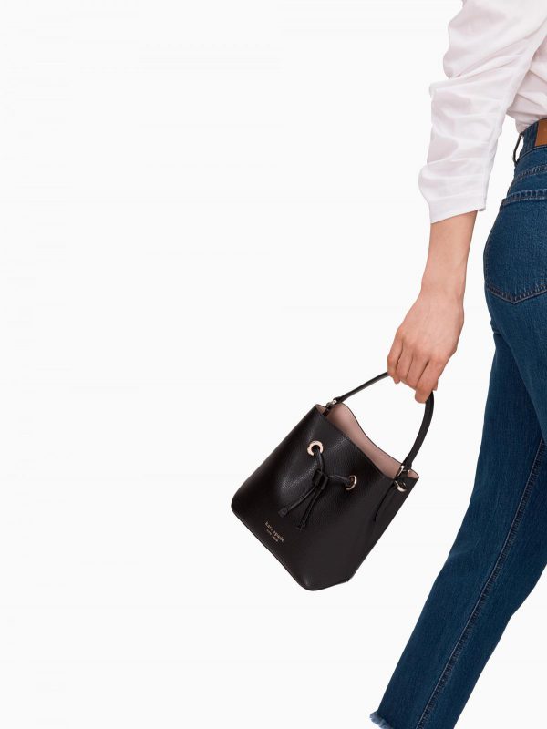 Kate Spade Wkru5857 Eva Small Bucket Black