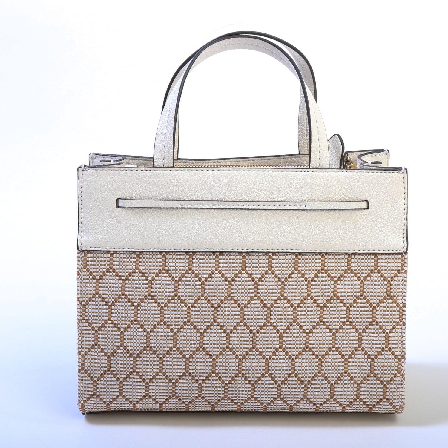 Kate Spade Wkru5877 Hayes Bee Embellished Small Satchel Natural