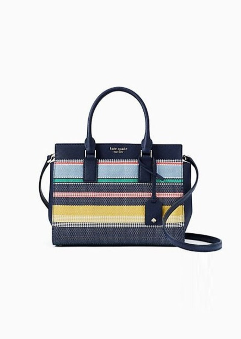Kate Spade Wkru5931 Cameron Medium Satchel Stripe Multi