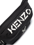 Kenzo Sport Logo Printed Belt Bag Black