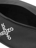 Kenzo Sport Logo Printed Belt Bag Black