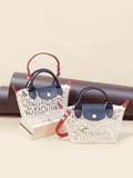 Longchamp L1500HQM007 Mini Le Pliage Transparent Tote In White