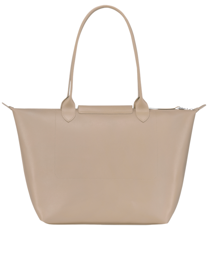Longchamp Le Pliage City Large Shoulder Bag Beige