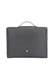 Longchamp Le Pliage Club Briefcase Small Gun Metal