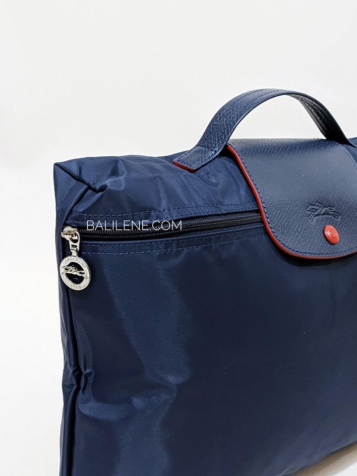 Longchamp Le Pliage Club Briefcase Small Navy