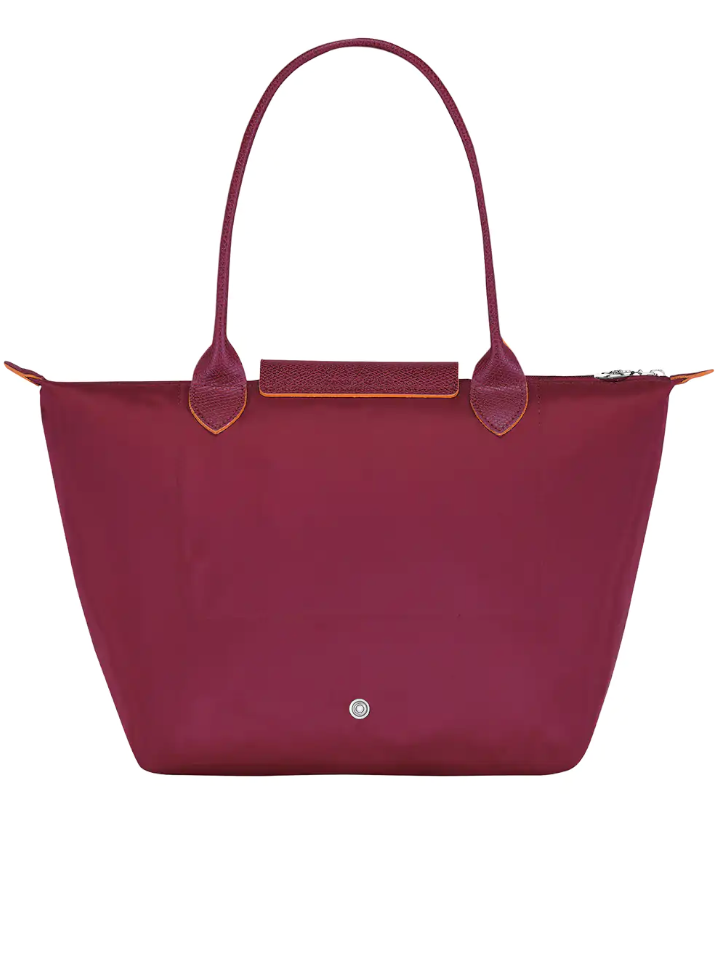 Longchamp-Le-Pliage-Club-Medium-Shoulder-Bag-Garnet-Balilene-belakang
