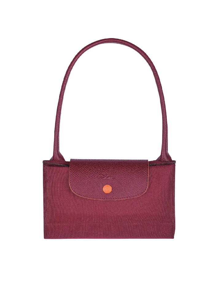 Longchamp-Le-Pliage-Club-Medium-Shoulder-Bag-Garnet-Balilene-detail