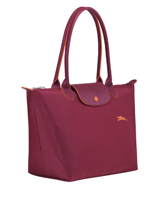 Longchamp-Le-Pliage-Club-Medium-Shoulder-Bag-Garnet-Balilene-samping