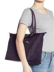 Longchamp Le Pliage Club Large Shoulder Bag Bilberry