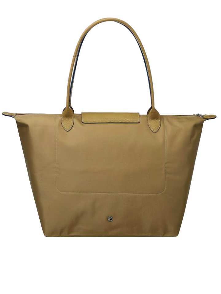 Longchamp-Le-Pliage-Club-Shoulder-Bag-Medium-Khaki-Balilene-belakang