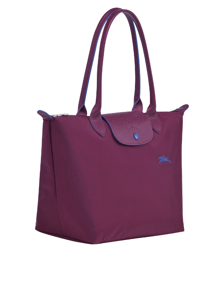 Longchamp-Le-Pliage-Club-Shoulder-Bag-Plum-Balilene-samping