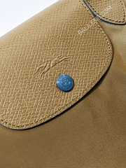 Longchamp Le Pliage Club Shoulder Bag Medium Beige/Khaki