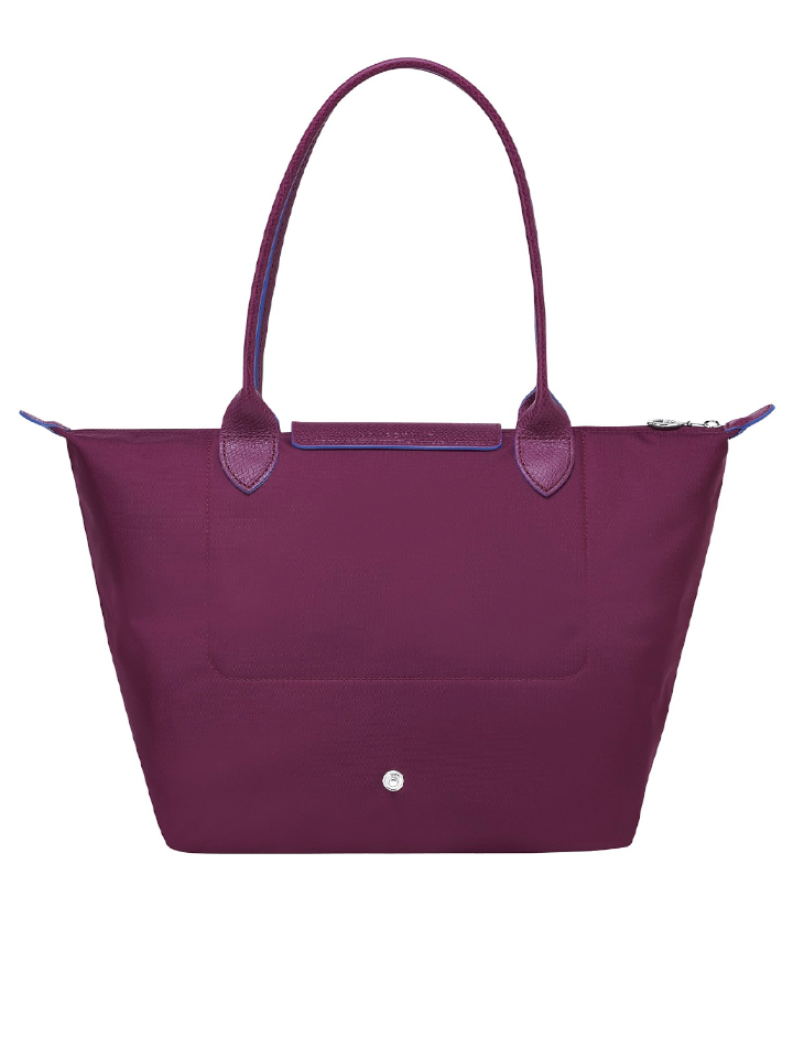 Longchamp Le Pliage Club Shoulder Bag Medium Plum