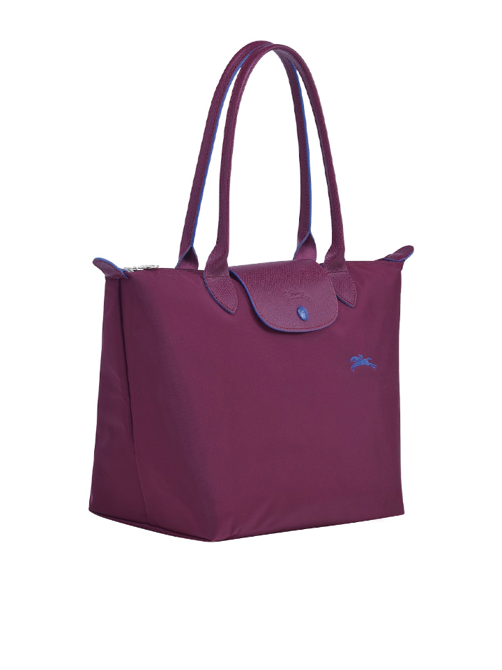 Longchamp Le Pliage Club Shoulder Bag Medium Plum