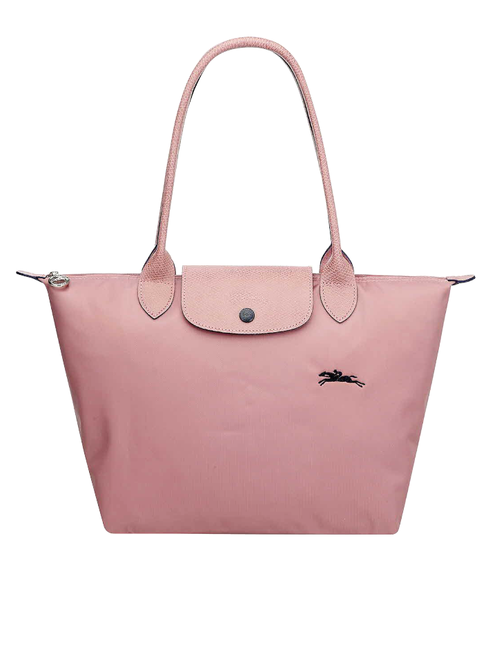 Longchamp-Le-Pliage-Club-Small-Shoulder-Tote-Antique-Pink-Balilene-depa