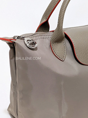 Longchamp Le Pliage Club Small Top Handle Bag Beige