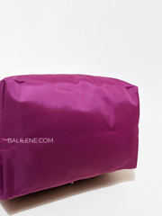 Longchamp-Le-Pliage-Club-Small-Top-Handle-Bag-Fuchsia-Balilene-bawah