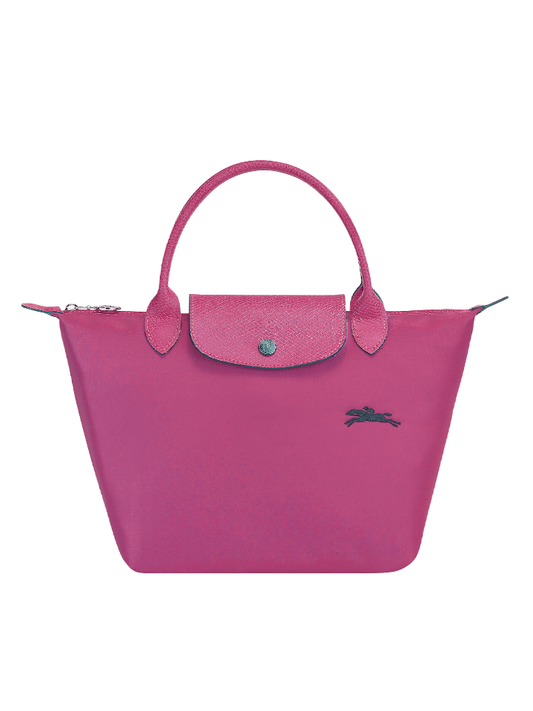 Longchamp-Le-Pliage-Club-Small-Top-Handle-Bag-Fuchsia-Balilene-depan1