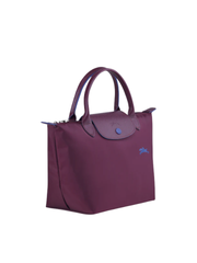 Longchamp Le Pliage Club Small Top Handle Bag Plum