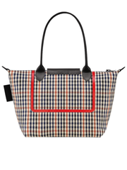 Longchamp Le Pliage Collection Tote Bag Multicolor Navy/Cognac
