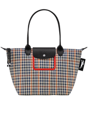 Longchamp Le Pliage Collection Tote Bag Multicolor Navy/Cognac