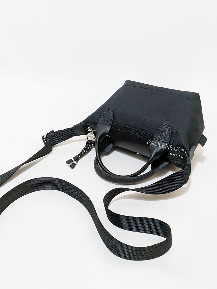 Longchamp-Le-Pliage-Energy-Extra-Small-Top-Handle-Bag-Black-Balilene-detail-belakang