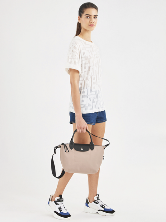 Longchamp Le Pliage Energy Small Top Handle Bag Beige