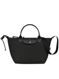 Longchamp-Le-Pliage-Energy-Top-Handle-Bag-Small-Black-Balilene-depan