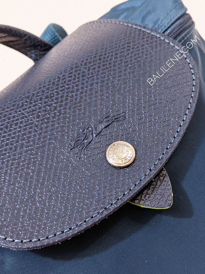 Longchamp Le Pliage Green Backpack Navy