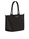 Longchamp Le Pliage Green Large Shoulder Bag Black
