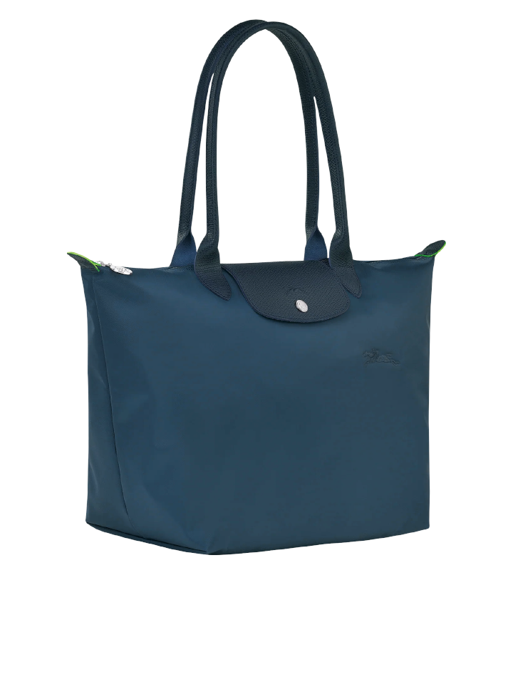 Longchamp Le Pliage Green Large Shoulder Bag Ocean Blue – Balilene