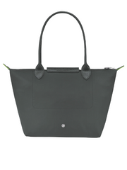 Longchamp-Le-Pliage-Green-Small-Shoulder-Bag-Graphite-Balilene-belakang