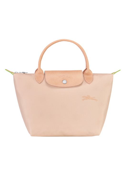 Longchamp Le Pliage Green Small Top Handle Bag Fleurs