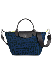Longchamp Le Pliage LPG Top Handle Bag Black/Navy