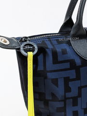 Longchamp Le Pliage LPG Top Handle Bag Black/Navy