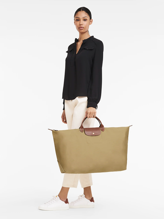Longchamp Le Pliage Large Original Travel Bag Desert