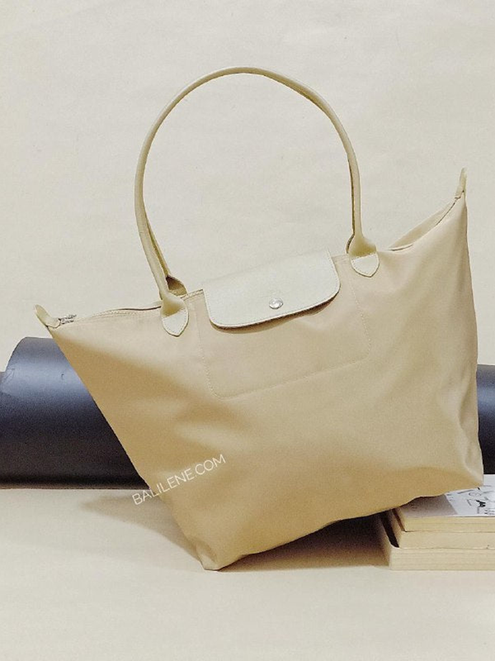 Longchamp Le Pliage Large Shoulder Bag Gold
