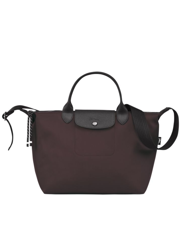 Longchamp Le Pliage Energy Medium Top Handle Bag Burgundy