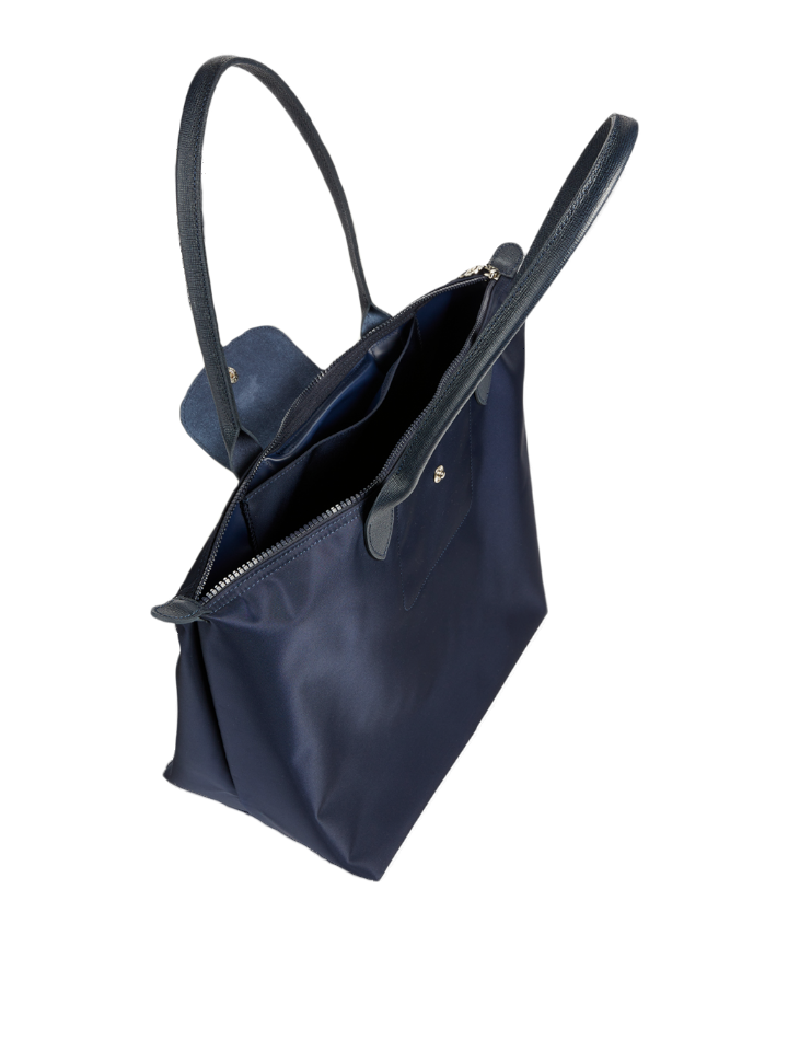 Longchamp Le Pliage Neo Large Nylon Shoulder Tote Navy