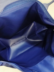 Longchamp Le Pliage Neo Large Nylon Shoulder Tote Navy